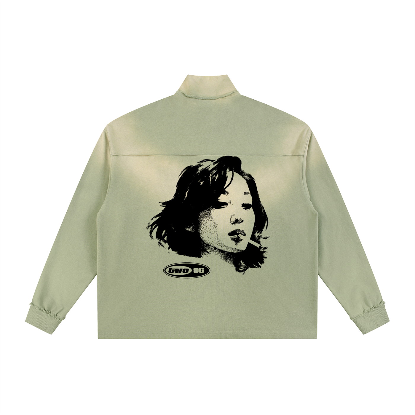 Quarter Zip Sweater "Matcha"